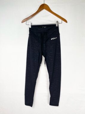 Echt Drawstring High Waisted Legging Size Small Black
